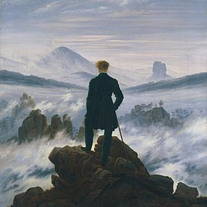 Der Wanderer über dem Nebelmeer - Caspar. David. Friedrich