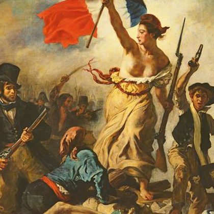 Die Freiheit führt das Volk - Eugène Delacroix