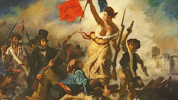 Die Freiheit führt das Volk - Eugène Delacroix